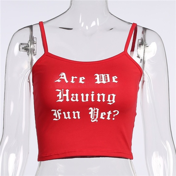 Tops - Red crop